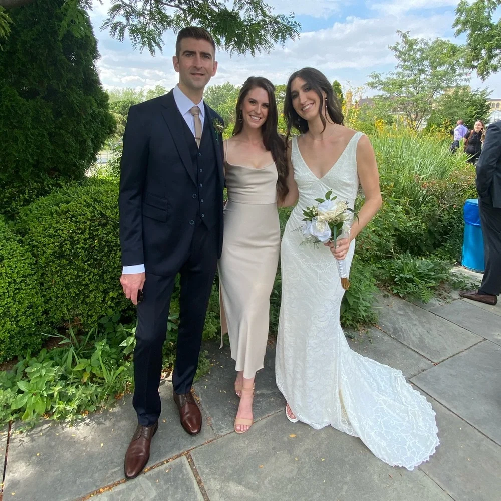 BHLDN Cali Satin Charmeuse Midi Dress - Picture 2 of 6